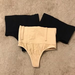Set of 3 thong waist trainer shapewear